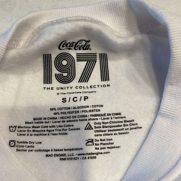 Coca-Cola womens small sweatshirt new with tags I’d like to buy a world of Coke. - Picture 3 of 7